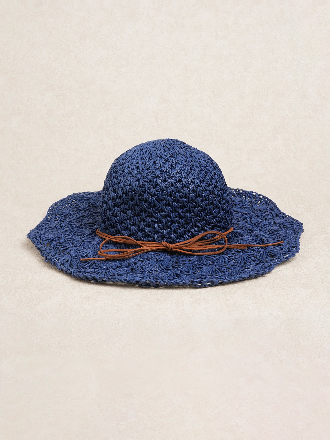 Women's Knitted Paper Hat Beige Sustainable Hats - BERLOOK