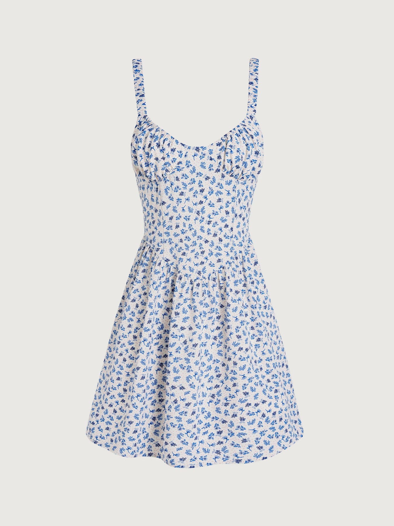 Women's Knitted Polyester Beach Dress Blue Sustainable Beach Dress - BERLOOK