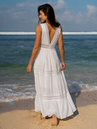 Women's Knitted Polyester Beach Dress Sustainable Beach Dress - BERLOOK