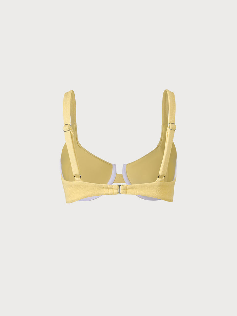 Women's Knitted Polyester Bikini Top Sustainable Bikinis - BERLOOK