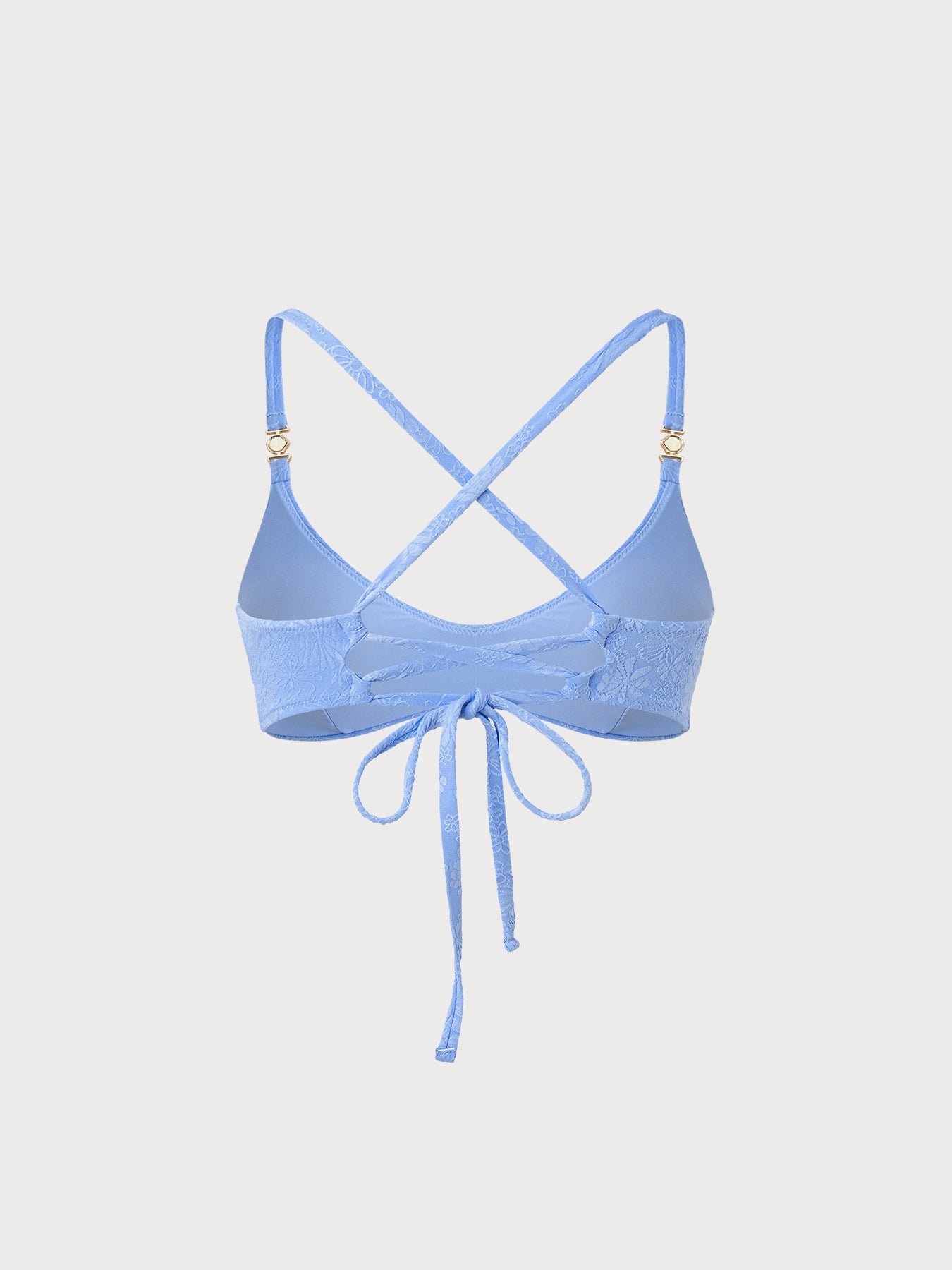 Women's Knitted Polyester Bikini Top Sustainable Bikinis - BERLOOK