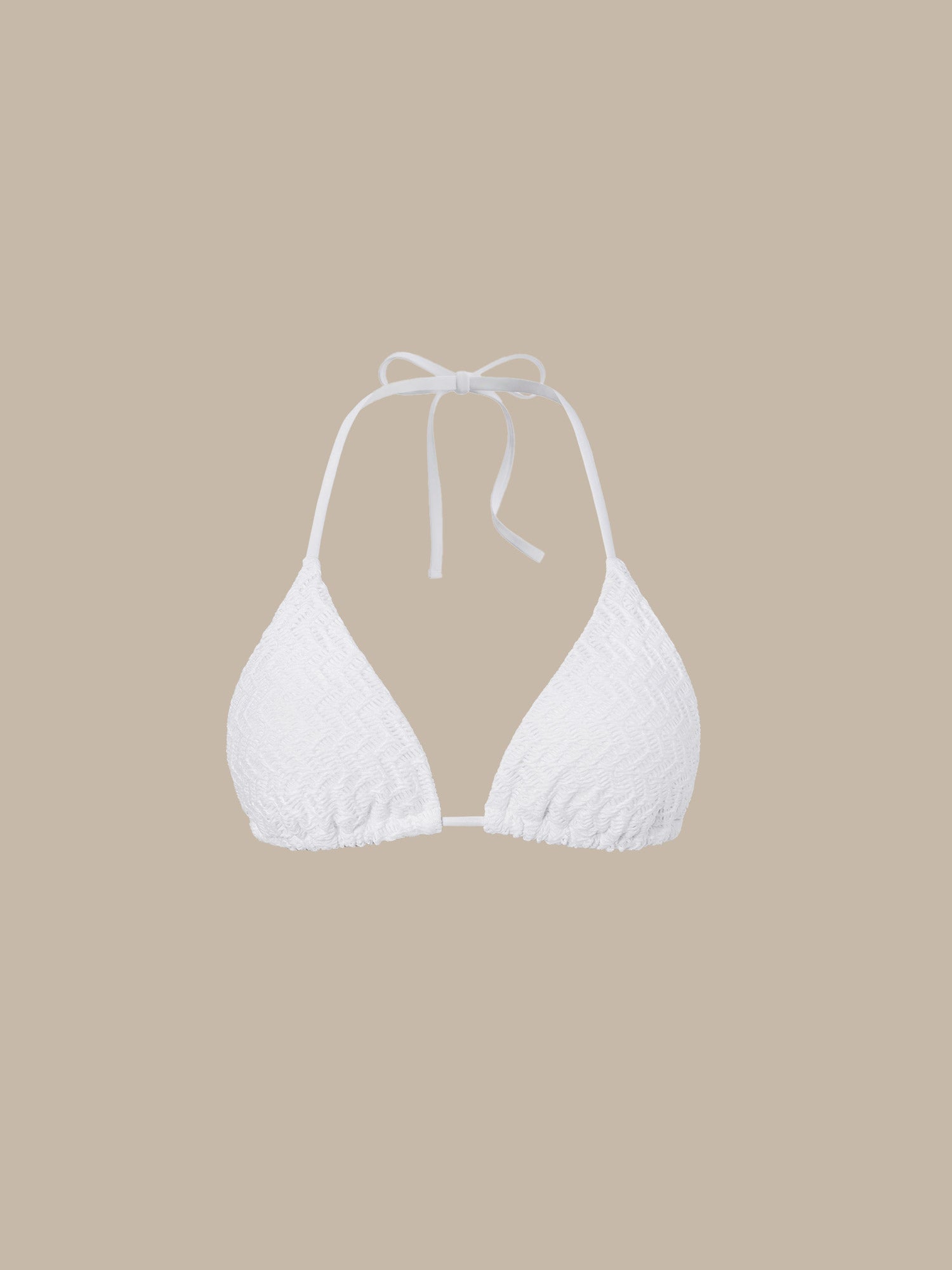 Women's Knitted Polyester Bikini Top Sustainable - BERLOOK - 06