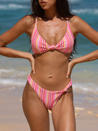 Women's Knitted Polyester Bikini Top Sustainable Bikinis - BERLOOK