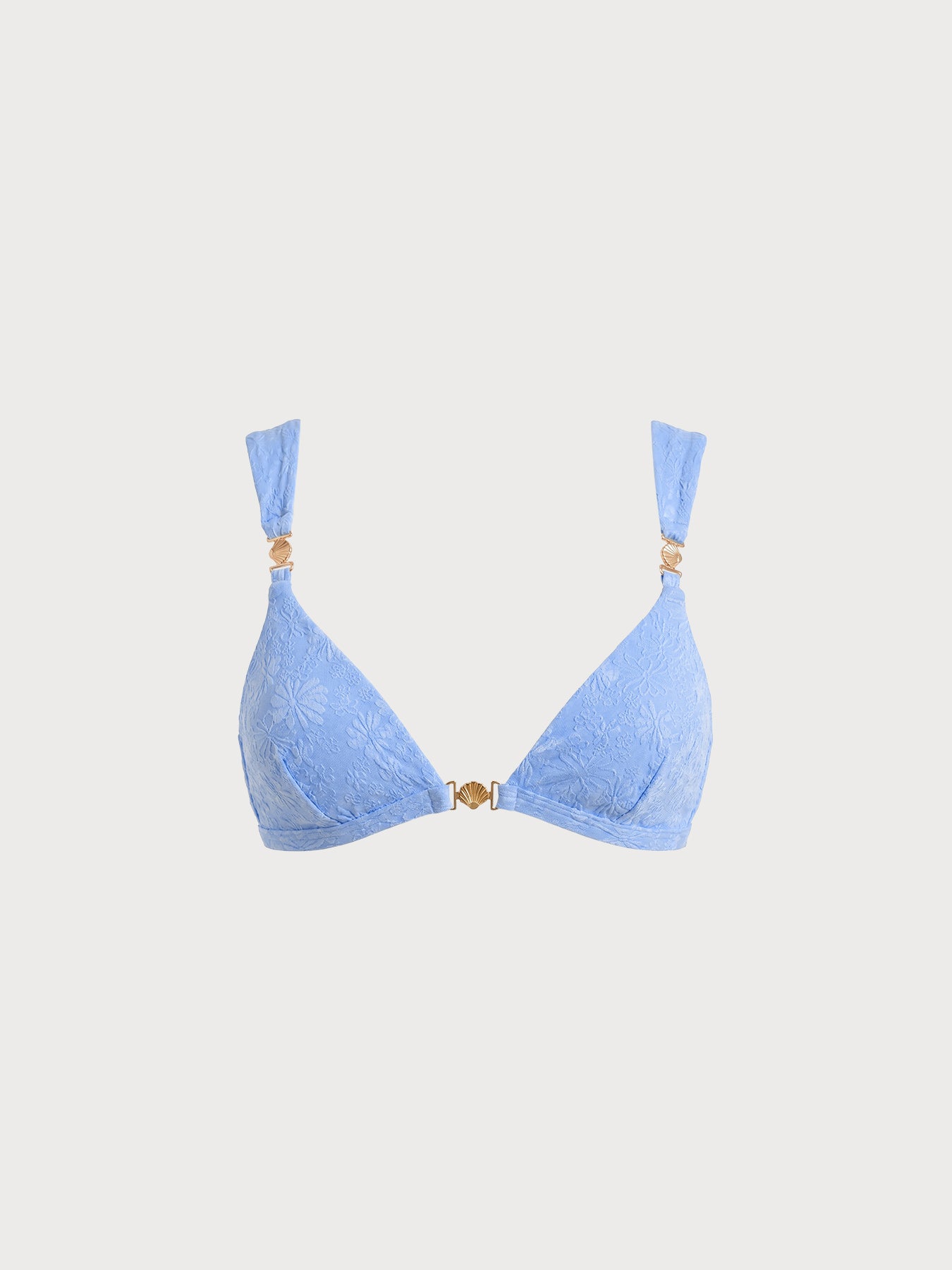 Women's Knitted Polyester Bikini Top Sustainable Bikinis - BERLOOK