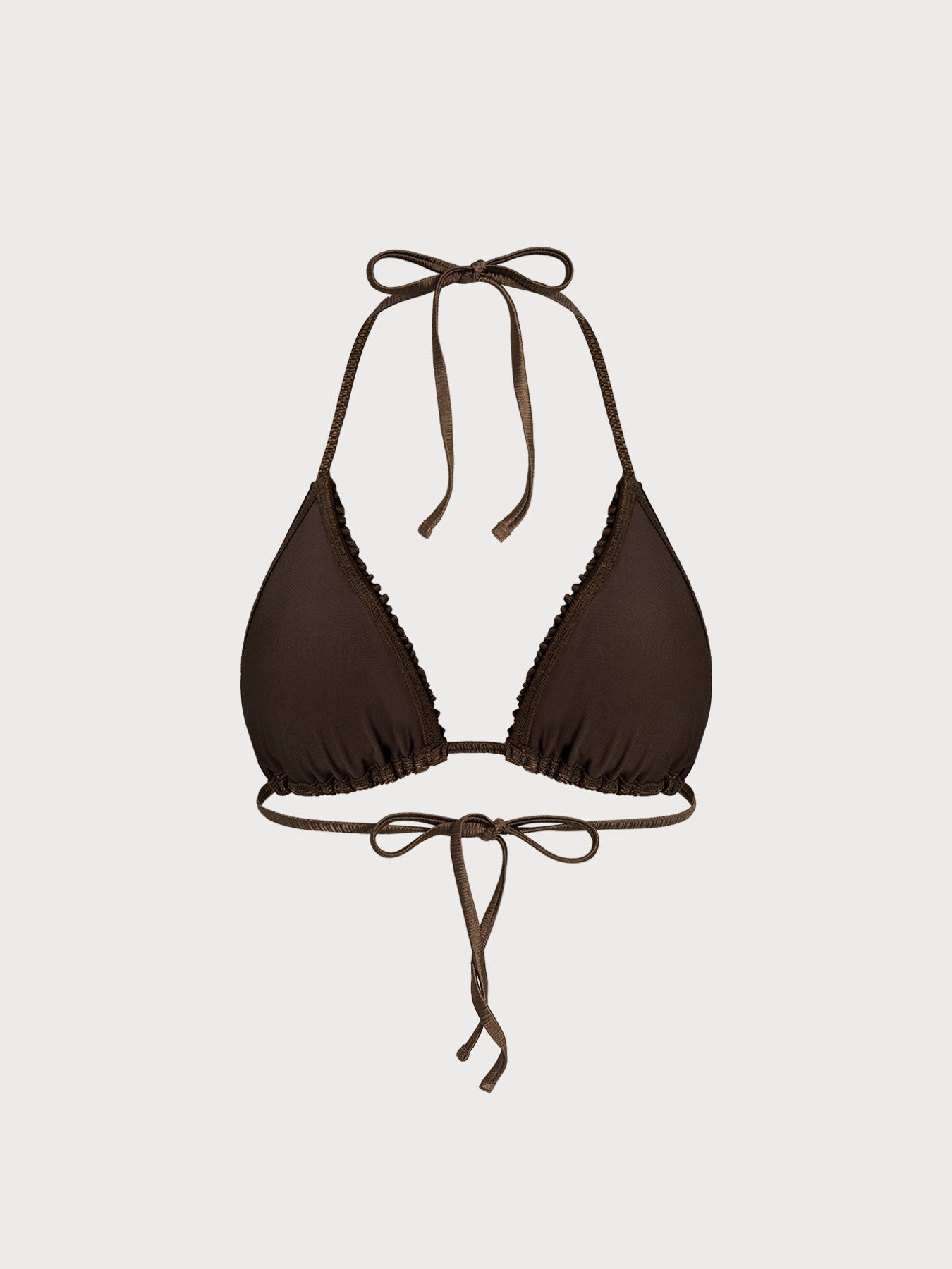 Women's Knitted Polyester Bikini Tops Sustainable Bikinis - BERLOOK