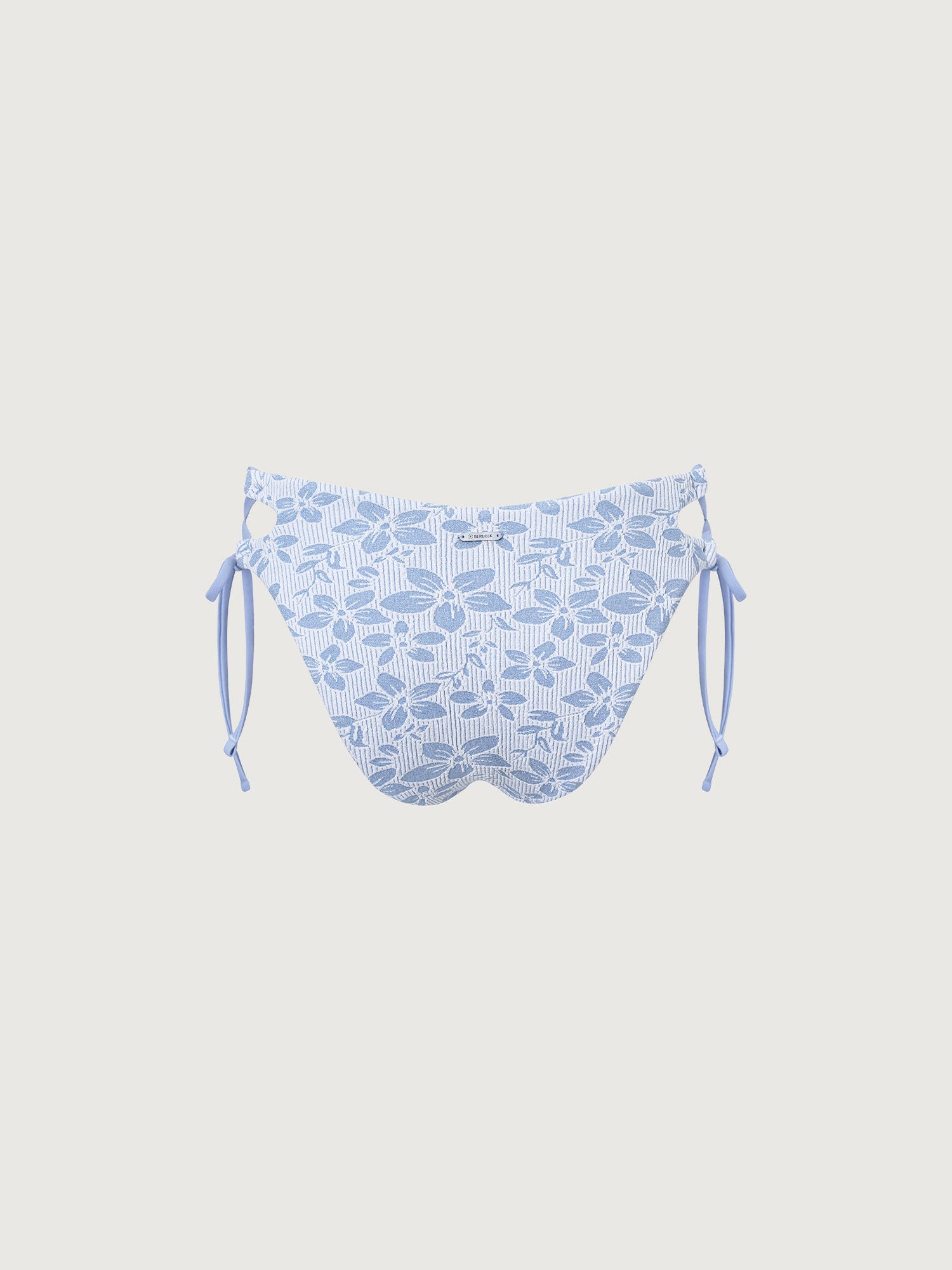 Women's Knitted Polyester Blend Bikini Bottom Sustainable Bikinis - BERLOOK