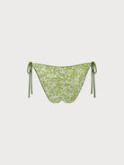 Women's Knitted Polyester Blend Bikini Bottom Sustainable Bikinis - BERLOOK