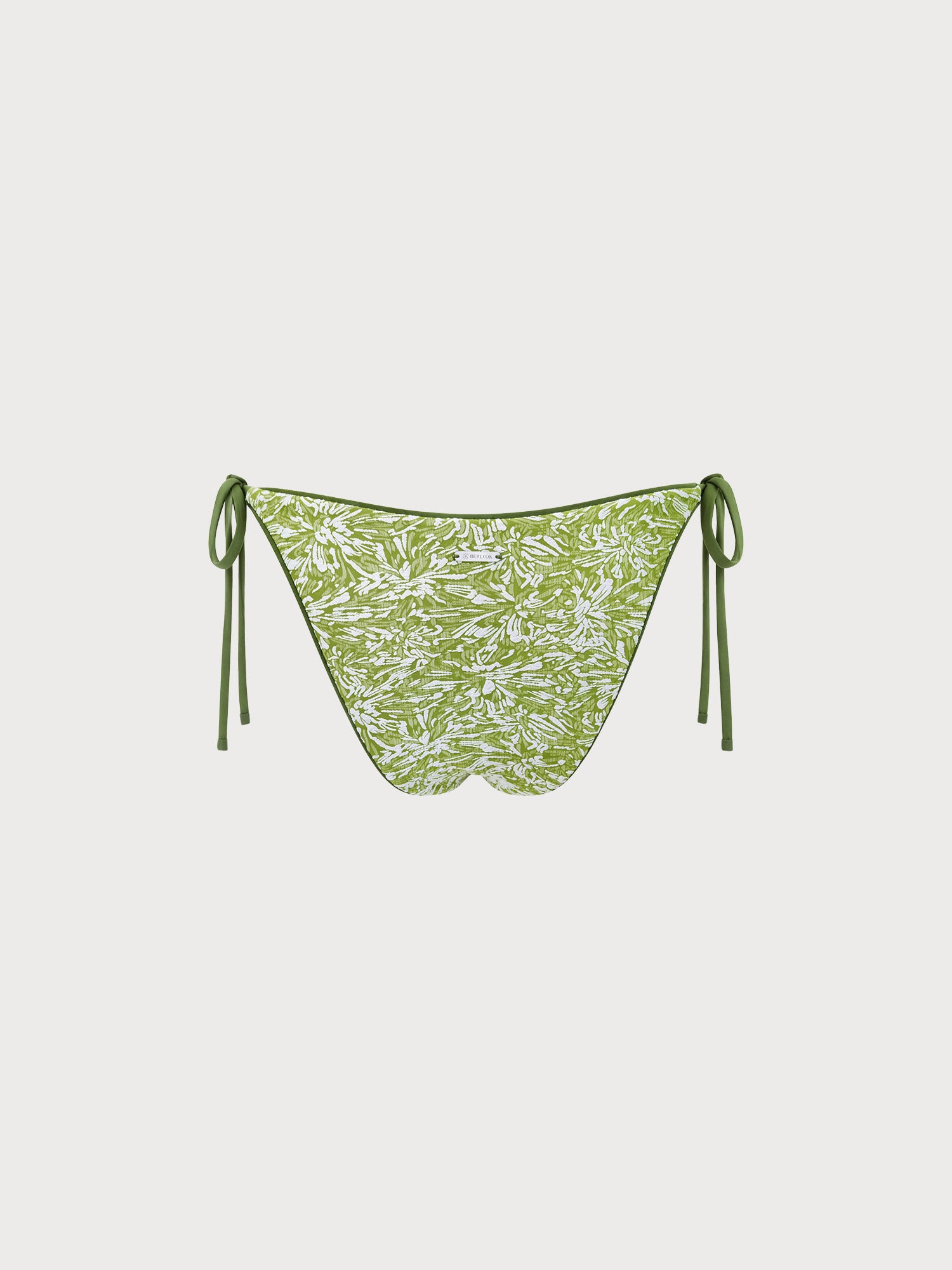 Women's Knitted Polyester Blend Bikini Bottom Sustainable Bikinis - BERLOOK