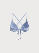 Women's Knitted Polyester Blend Bikini Top Sustainable Bikinis - BERLOOK