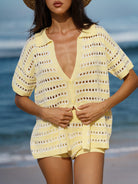 Women's Knitted Polyester Cover-ups Sustainable Cover-ups - BERLOOK