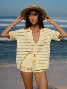 Women's Knitted Polyester Cover-ups Sustainable Cover-ups - BERLOOK