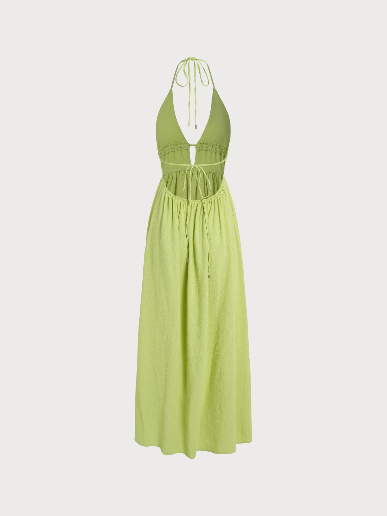 Women's Knitted Polyester Dress Sustainable Beach Dress - BERLOOK
