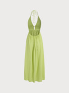 Women's Knitted Polyester Dress Sustainable Beach Dress - BERLOOK