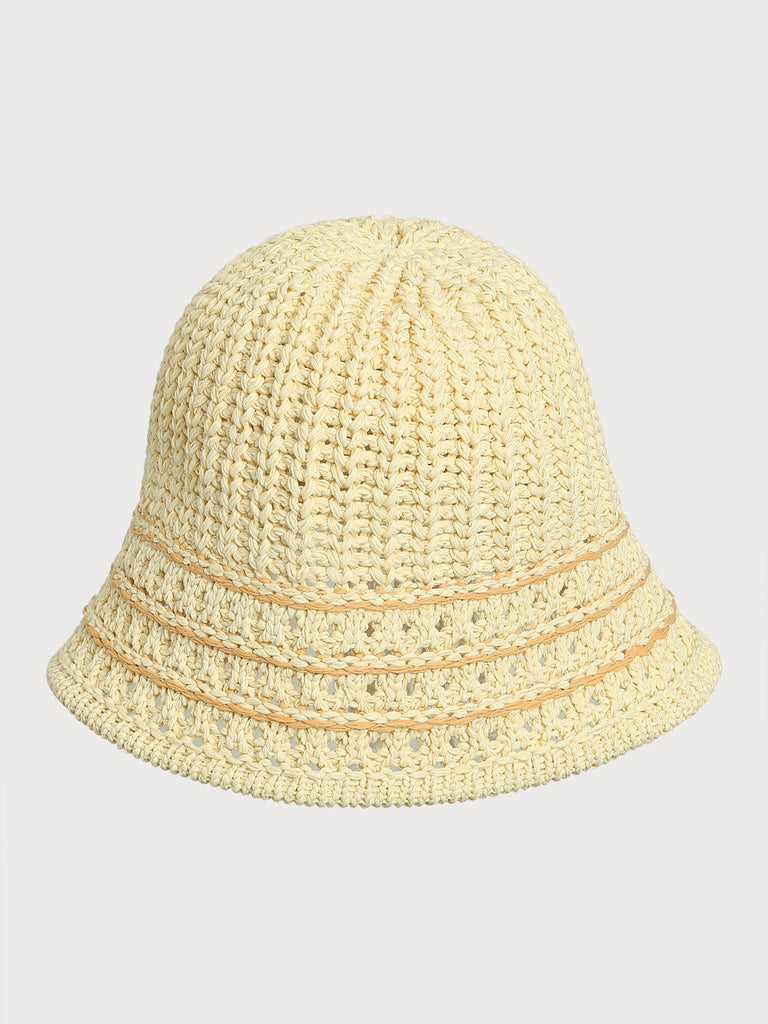 Women’s Knitted Polyester Hat Khaki Sustainable Hats - BERLOOK