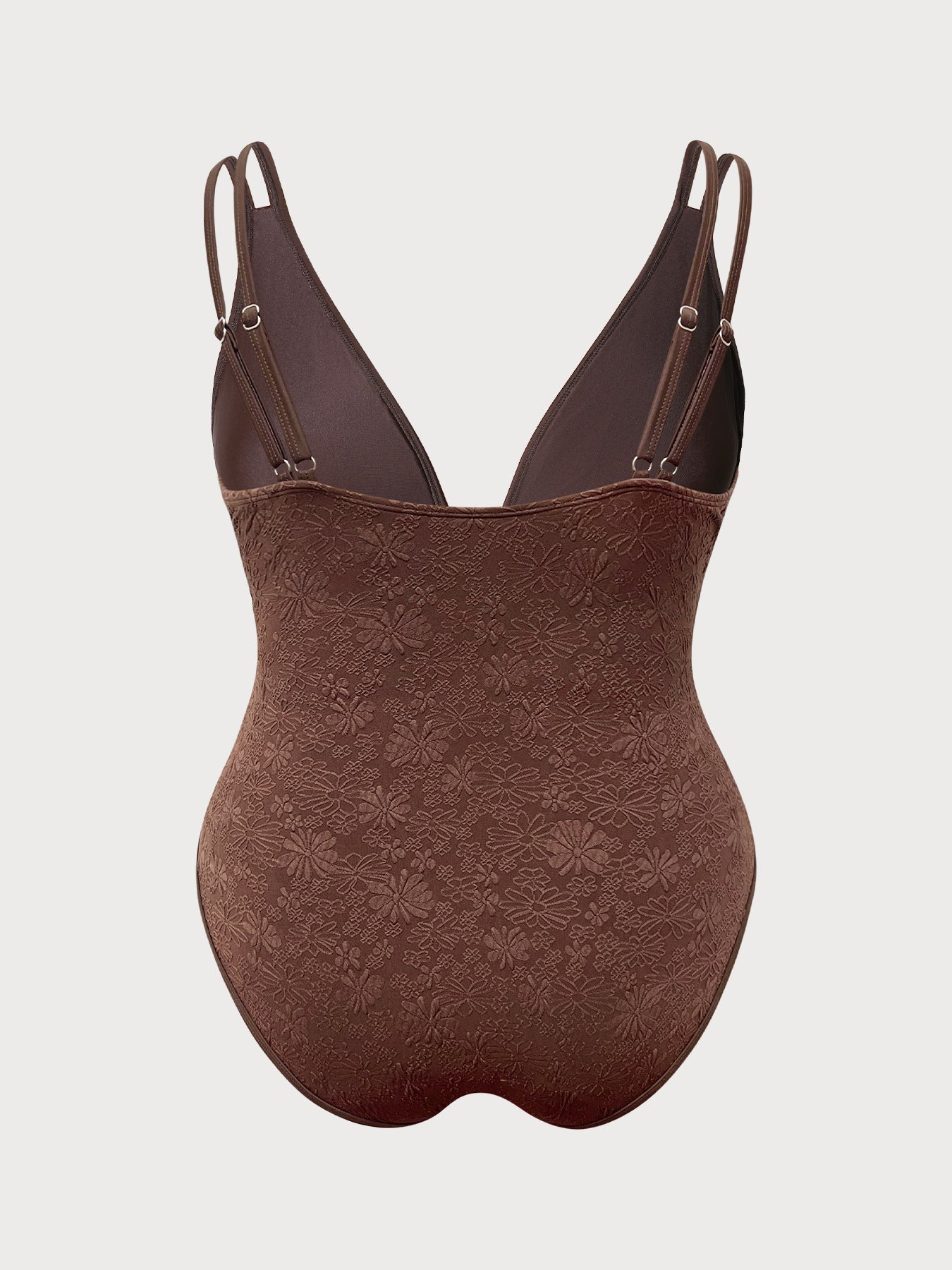 Women's Knitted Polyester One-Piece Swimsuit Sustainable Plus Size One-Pieces - BERLOOK