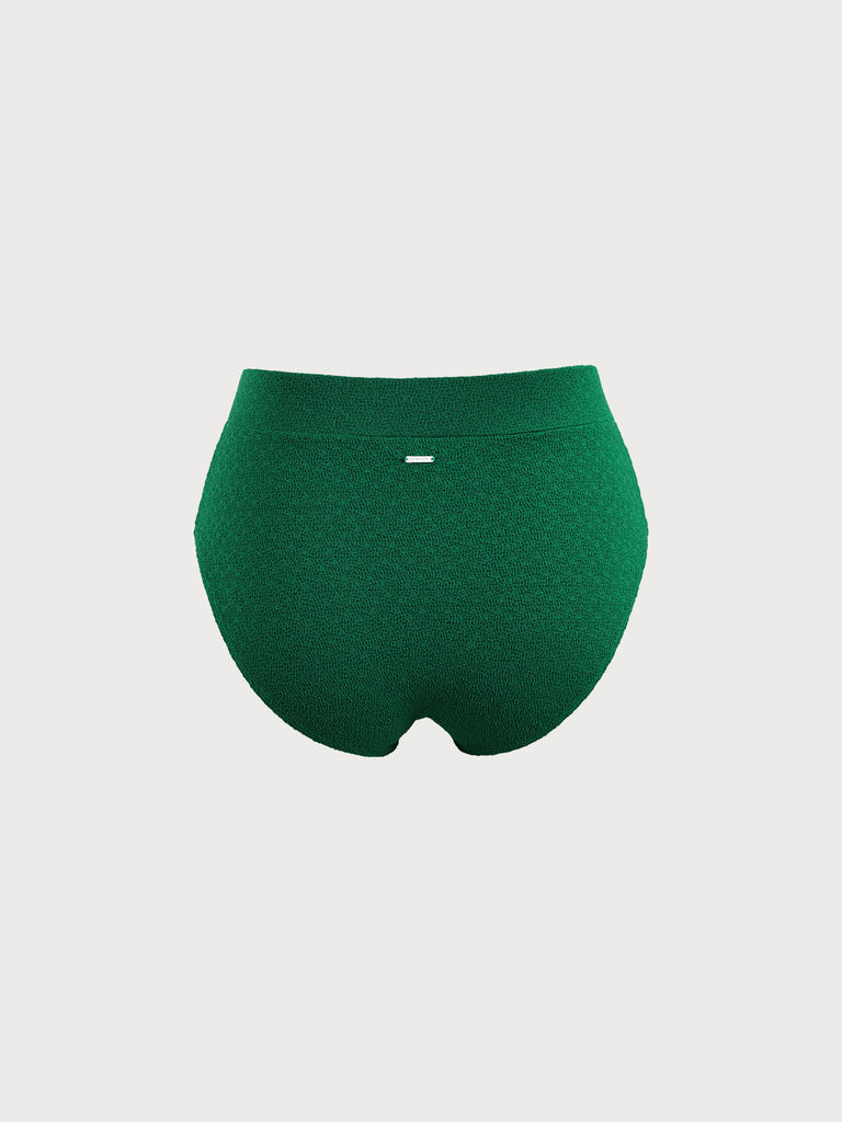 Women's Knitted Polyester Plus Size Bikini Bottom Sustainable Plus Size Bikinis - BERLOOK
