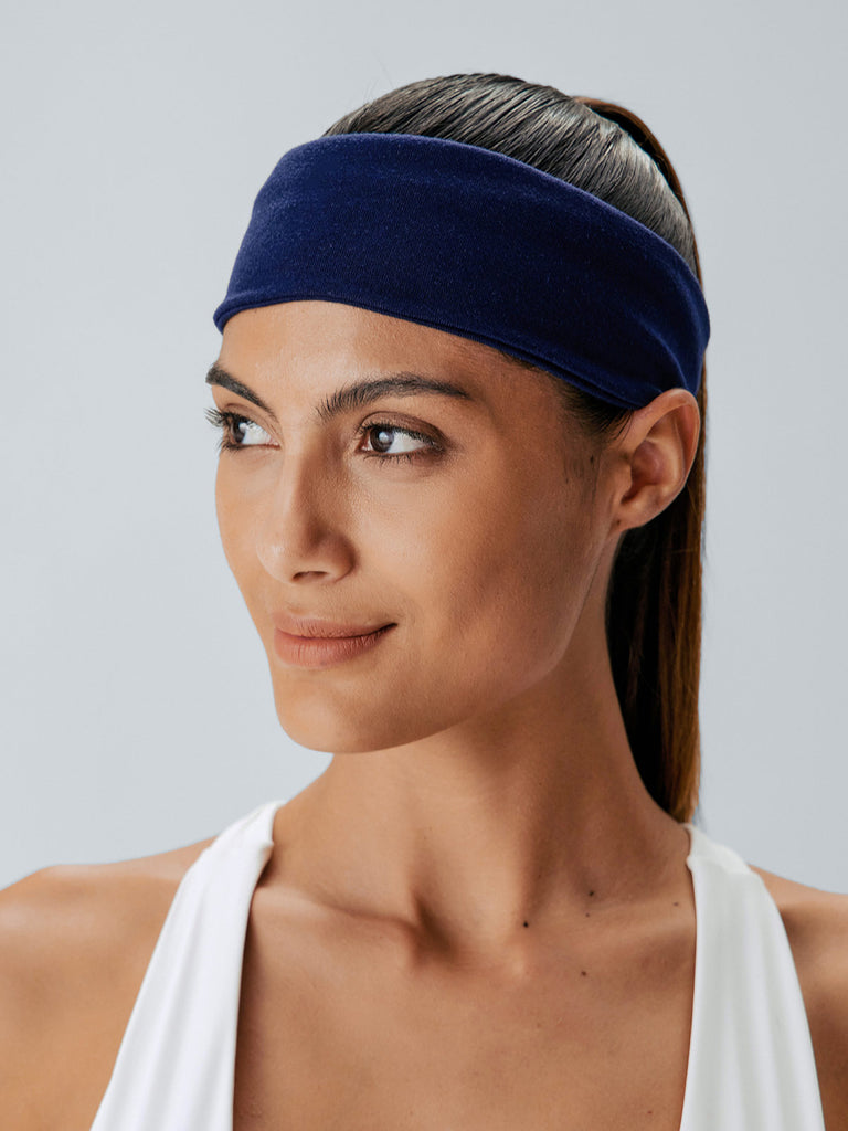 Women's knitted polyester quick-dry sports headband Sustainable Hair Accessories - BERLOOK
