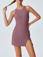Women's Knitted Polyester Sports Dresses Sustainable Yoga Dresses&Yoga Jumpsuit - BERLOOK