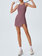 Women's Knitted Polyester Sports Dresses Sustainable Yoga Dresses&Yoga Jumpsuit - BERLOOK