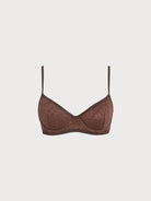 Women's Knitted Polyester Surf Top Coffee Sustainable Surfing Clothes - BERLOOK