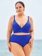 Women's Knitted Polyester Tankini Bottom Sustainable Plus Size Tankinis - BERLOOK