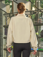 Women's Knitted Polyester Yoga Jacket Sustainable Yoga Tops - BERLOOK