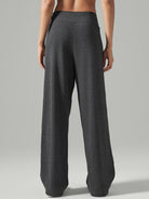 Women's Knitted Polyester Yoga Pants Sustainable Yoga Bottoms - BERLOOK