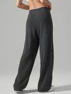 Women's Knitted Polyester Yoga Pants Sustainable Yoga Bottoms - BERLOOK