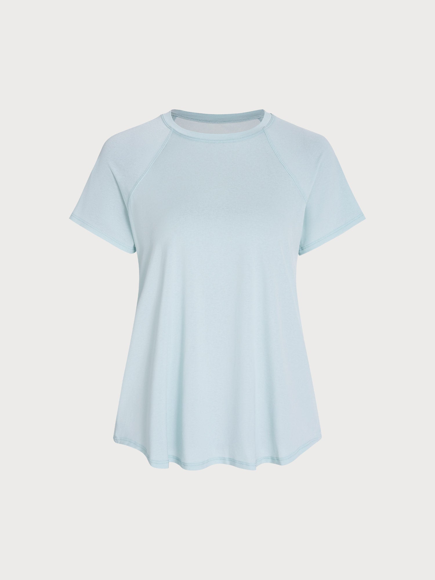 Women's Knitted Polyester Yoga Short Sleeve Top Sustainable Yoga Tops - BERLOOK
