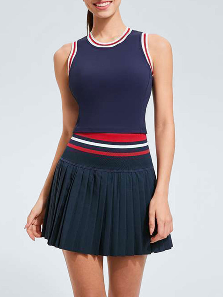 Women's Knitted Polyester Yoga Skirt Sustainable Yoga Bottoms - BERLOOK