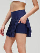 Women's Knitted Polyester Yoga Skirts Sustainable Yoga Bottoms - BERLOOK