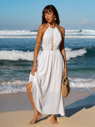 Women's Knitted Rayon Beach Dress Sustainable Beach Dress - BERLOOK