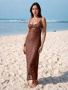 Women's Mesh Leopard Print Cover-ups Sustainable Cover-ups - BERLOOK