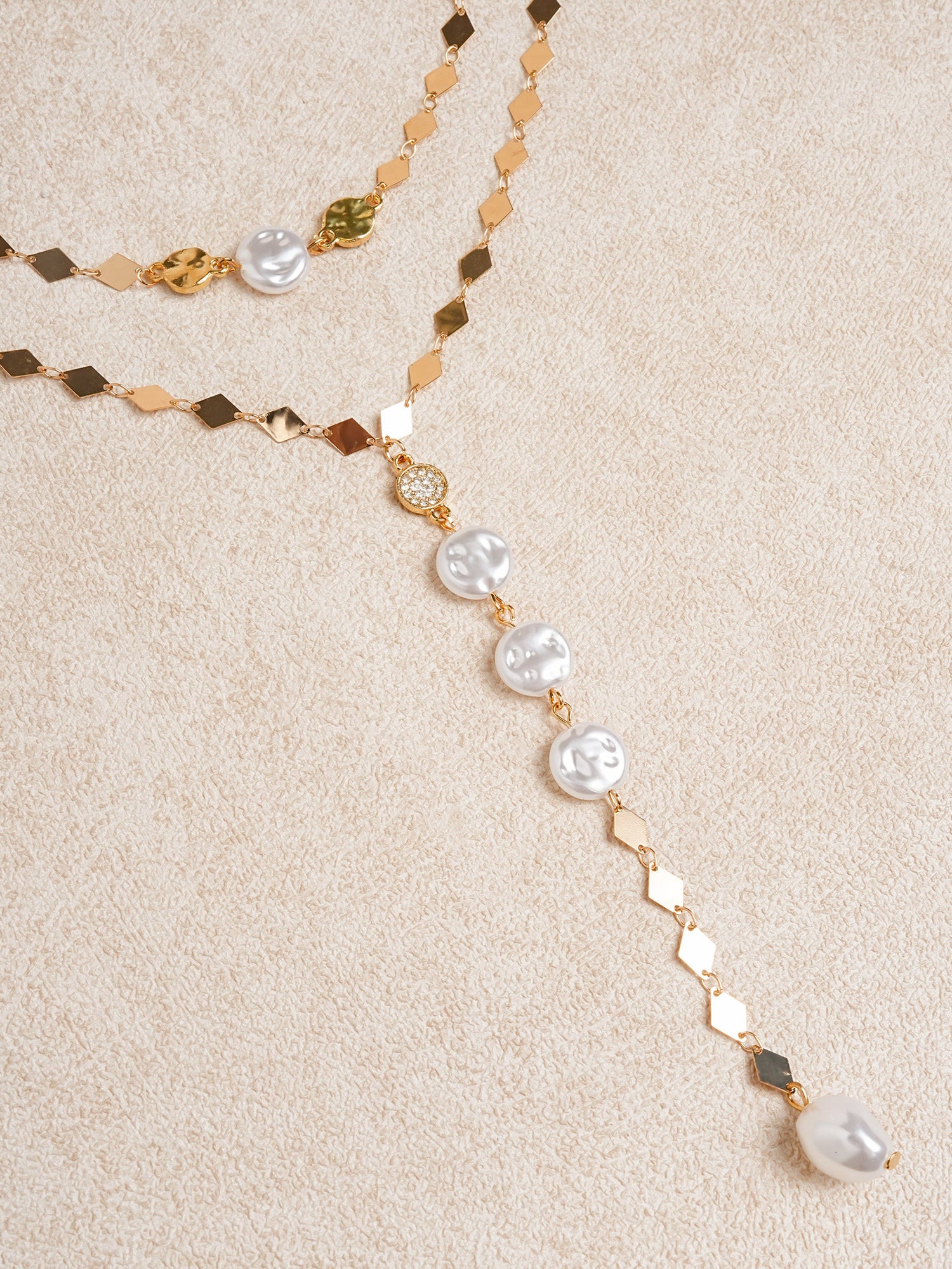Women's Pearl Tassel Necklace Sustainable - BERLOOK