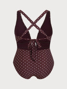 Women's Plus-Size Knitted Nylon One-Piece Swimsuit Sustainable Plus Size One-Pieces - BERLOOK