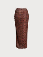 Women's Polyester Mesh Leopard Print Cover-ups Sustainable Cover-ups - BERLOOK