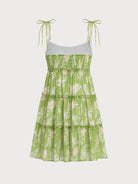 Women's Printed Sundress Sustainable Beach Dress - BERLOOK