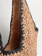 Women's single-shoulder beach straw bag Sustainable - BERLOOK - 02