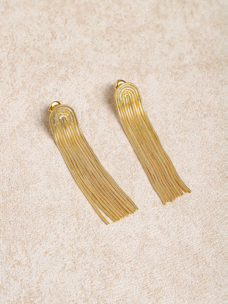 Women's Stainless Steel Earrings Gold Sustainable Earrings - BERLOOK