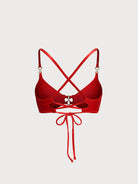 Women's Velvet Nylon Blend Bikini Tops Sustainable Bikinis - BERLOOK