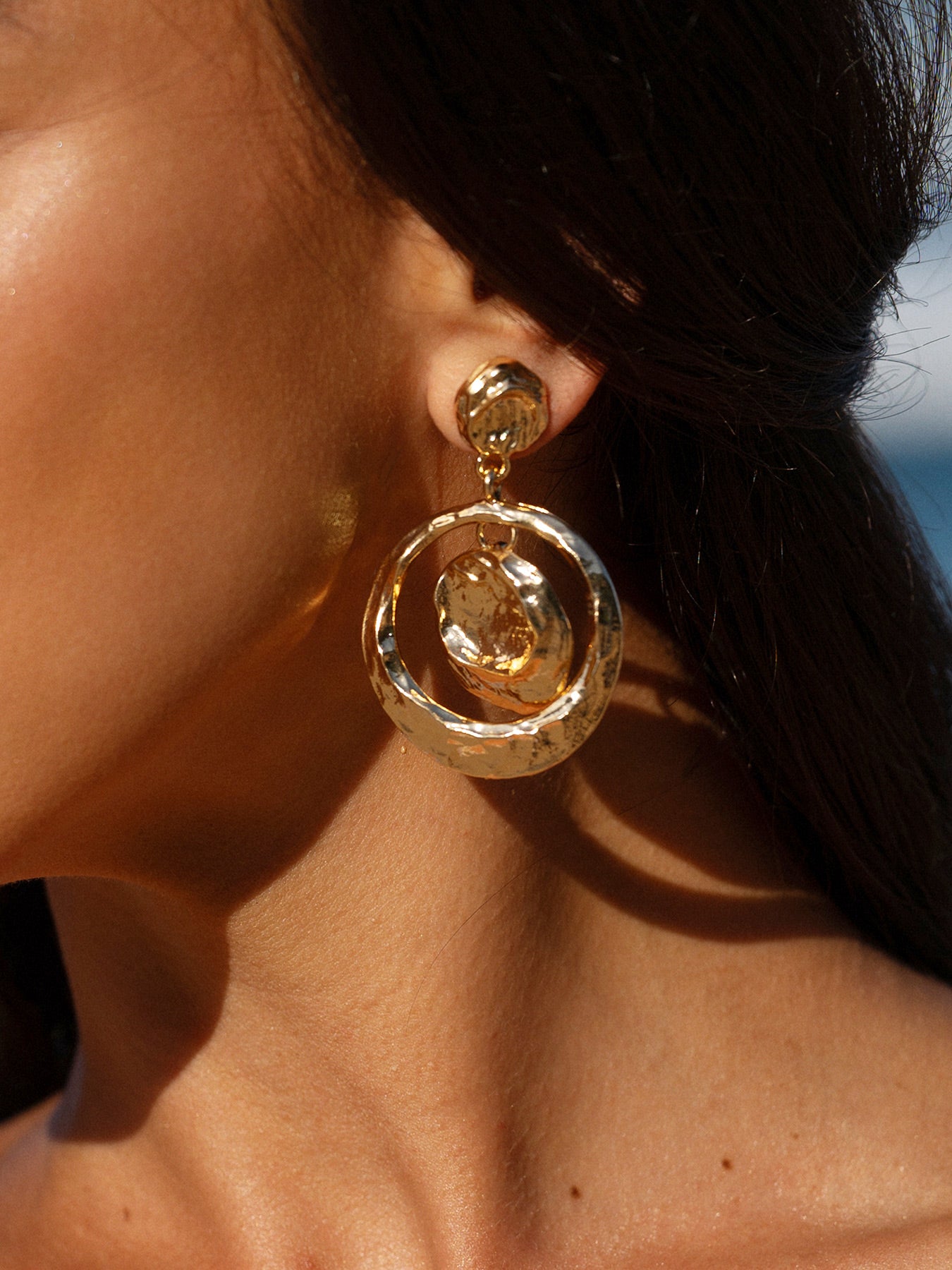 Women's Vintage Geometric Pendant Earrings Sustainable Earrings - BERLOOK