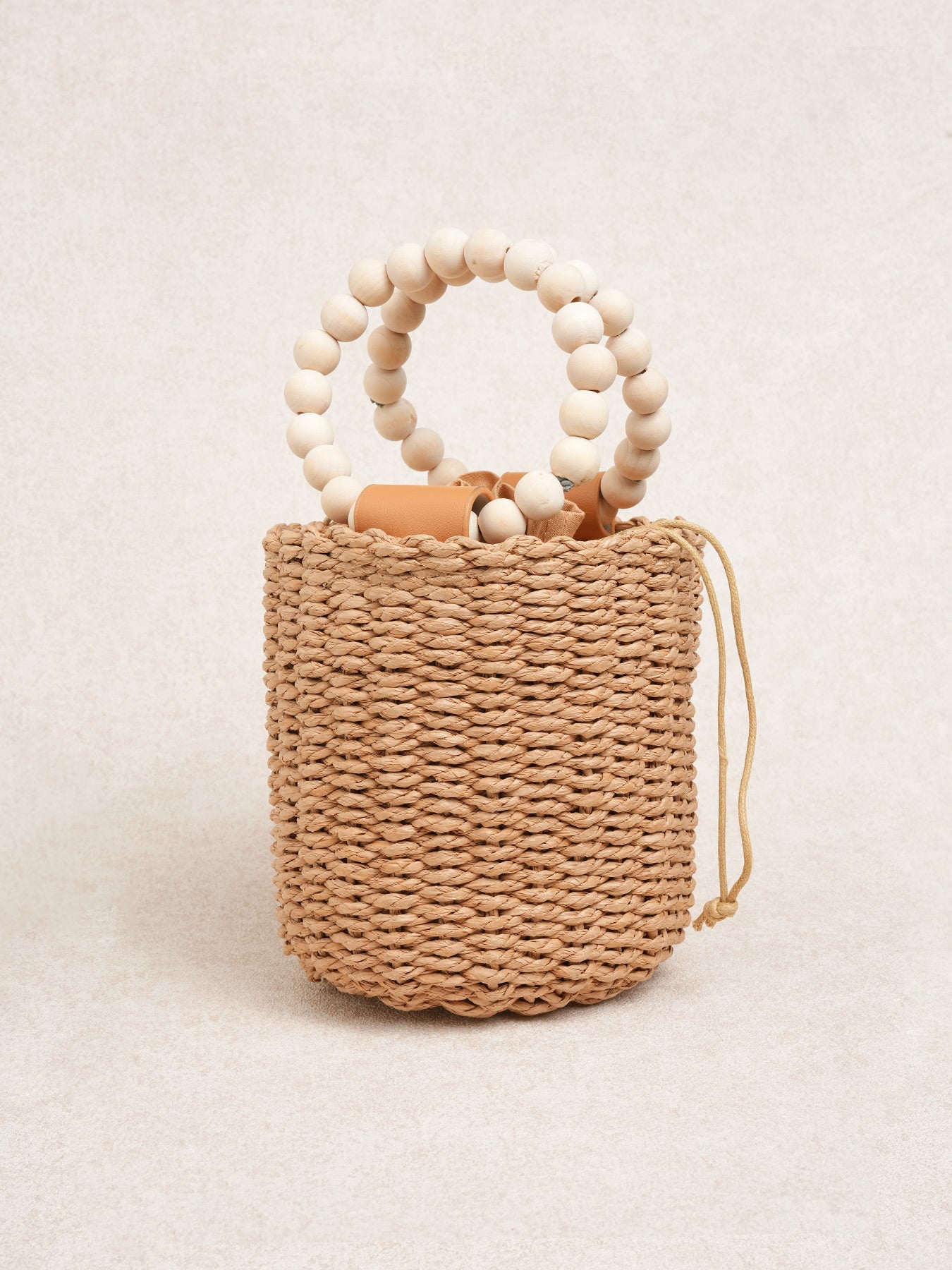 Women's woven bucket handbag Sustainable Bags - BERLOOK