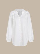 Women's Woven Cotton-Linen Blouse Sustainable Cover-ups - BERLOOK