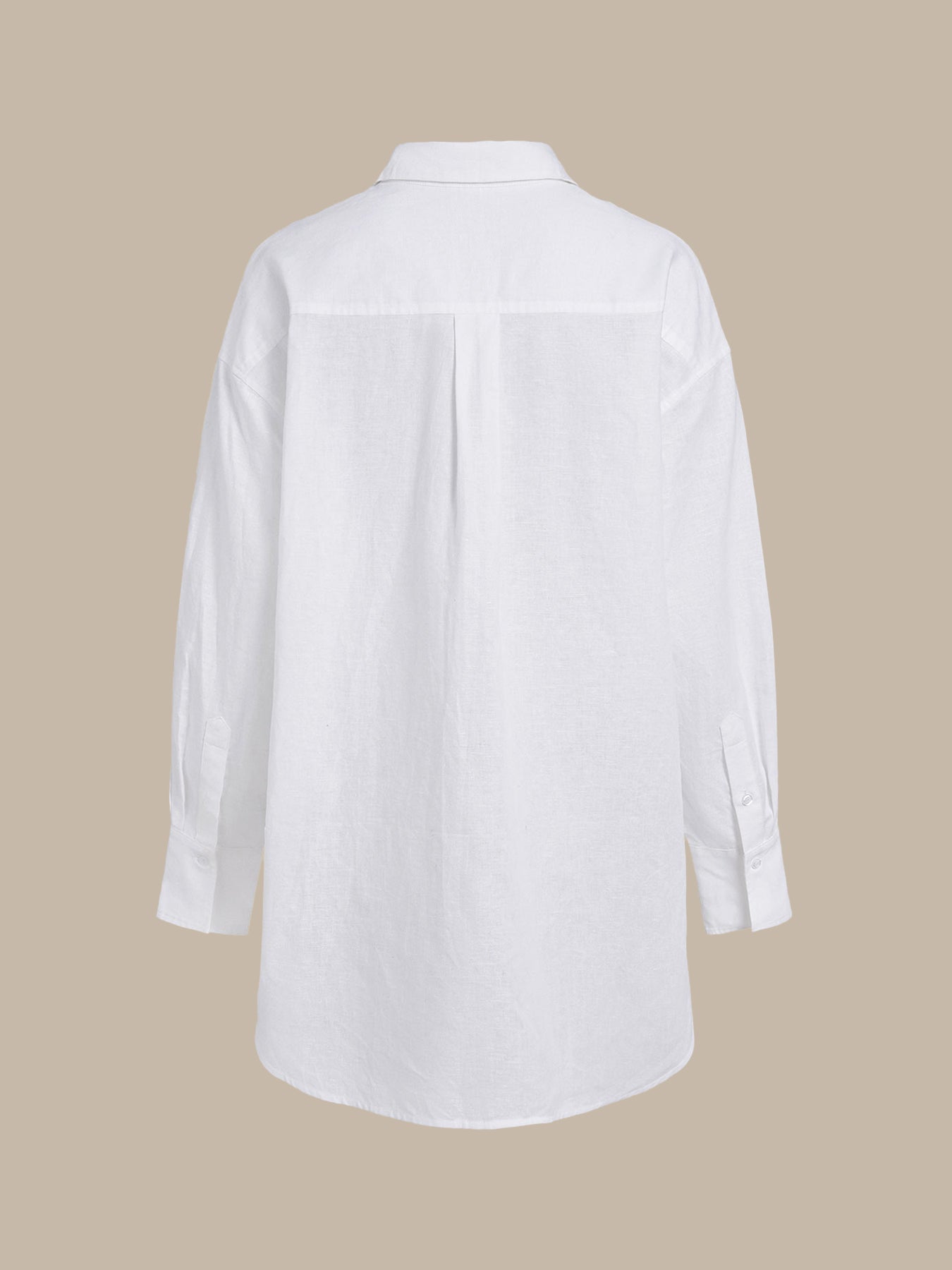 Women's Woven Cotton-Linen Blouse Sustainable Cover-ups - BERLOOK