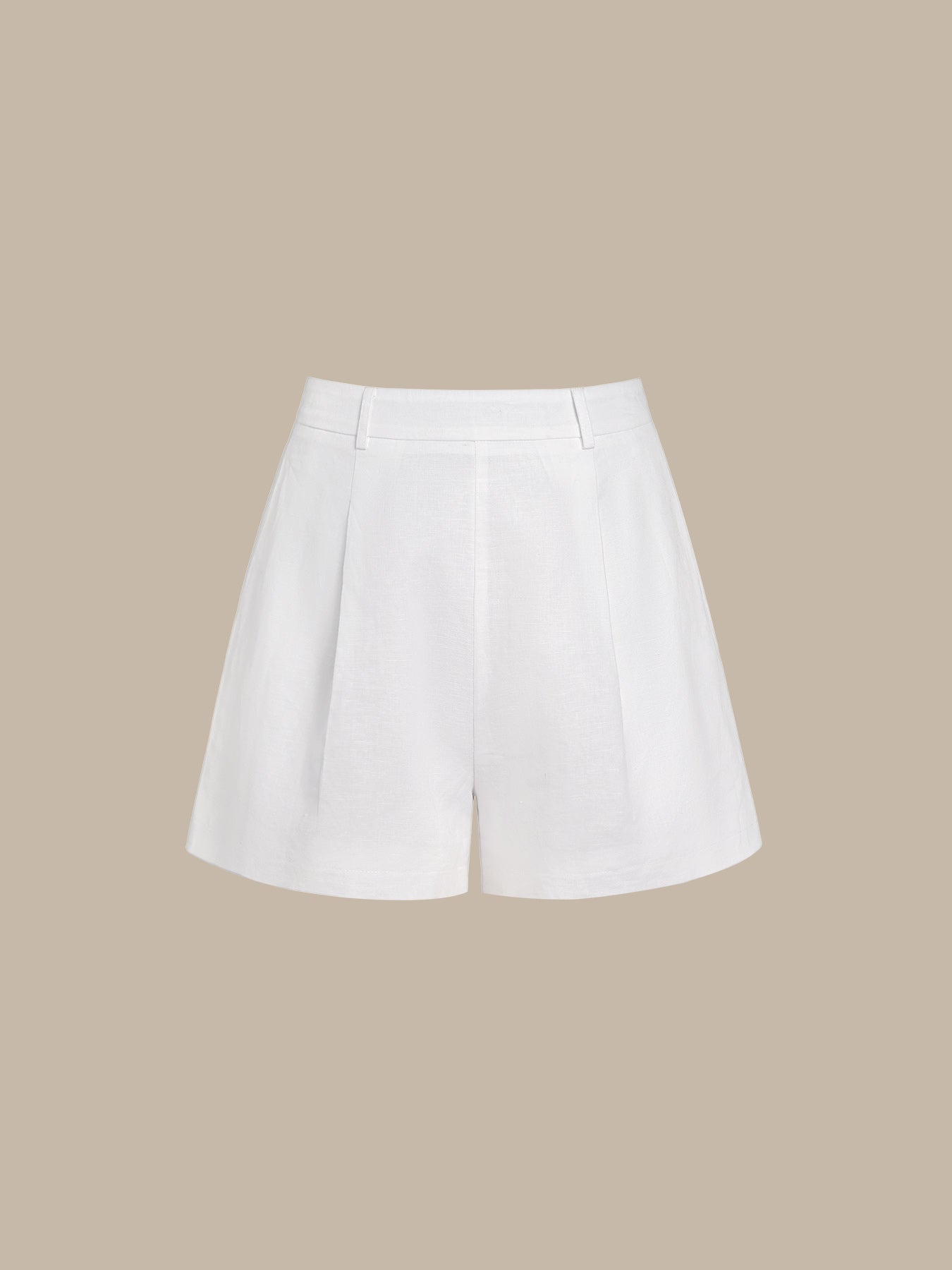 Women's Woven Cotton-Linen Shorts Sustainable Cover-ups - BERLOOK