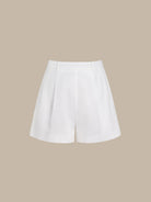 Women's Woven Cotton-Linen Shorts Sustainable Cover-ups - BERLOOK