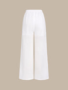 Women's Woven Cotton-Linen Trousers Sustainable Cover-ups - BERLOOK