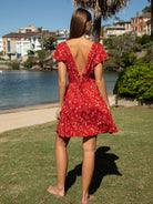 Women's Woven Cotton Cover-ups Sustainable Beach Dress - BERLOOK