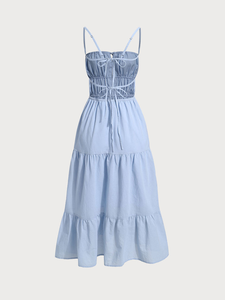 Women's Woven Cotton Cover-ups Sustainable Beach Dress - BERLOOK
