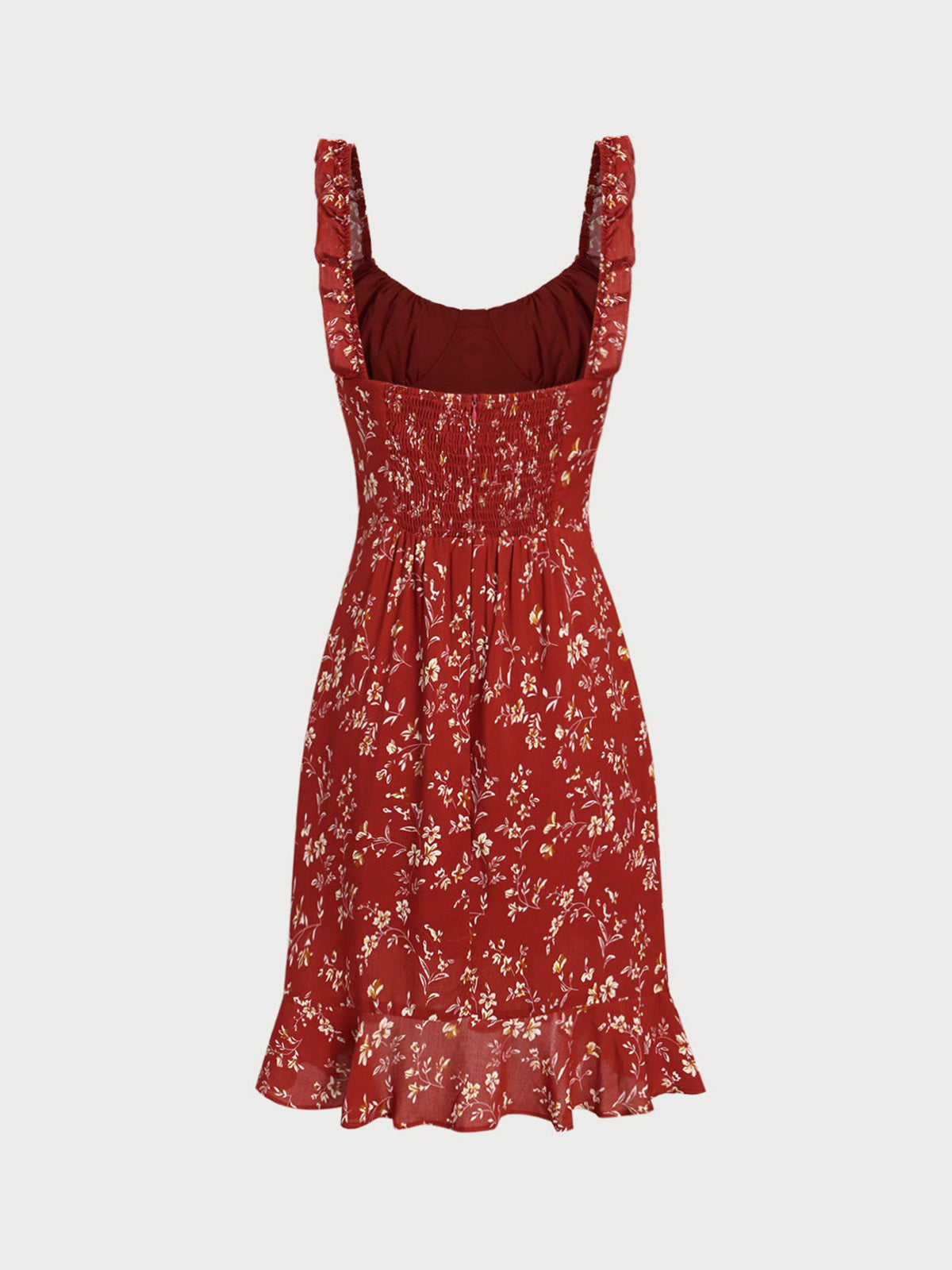 Red Floral Print Beach Dress & Reviews - Red - Sustainable Beach Dress | BERLOOK Red Floral Print Beach Dress & Reviews - Red - Sustainable Beach Dress | BERLOOK